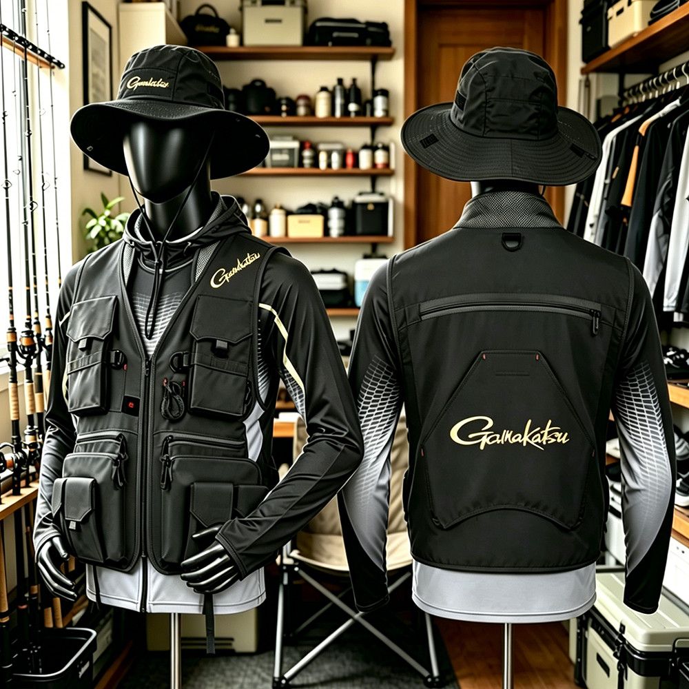 Fishing Vest - Chaleco de Pesca Gamakatsu para Hombre,
