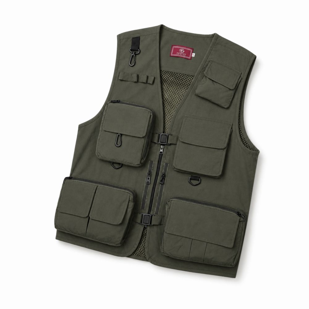 Fishing Vest - Chaleco de Pesca Impermeable Informal, Chaleco