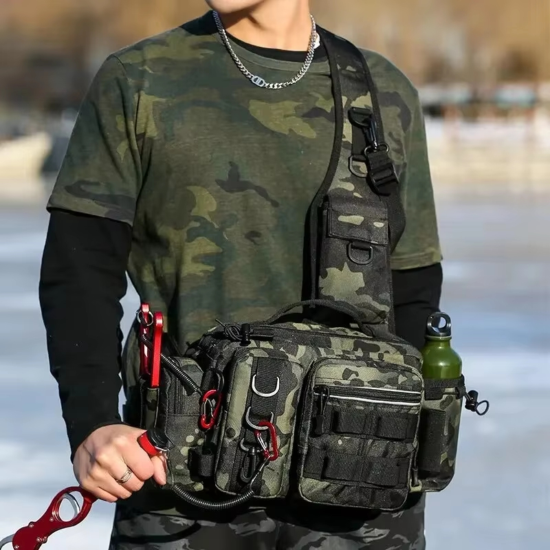 Fishing Backpack - Bolso táctico de cintura para camping,