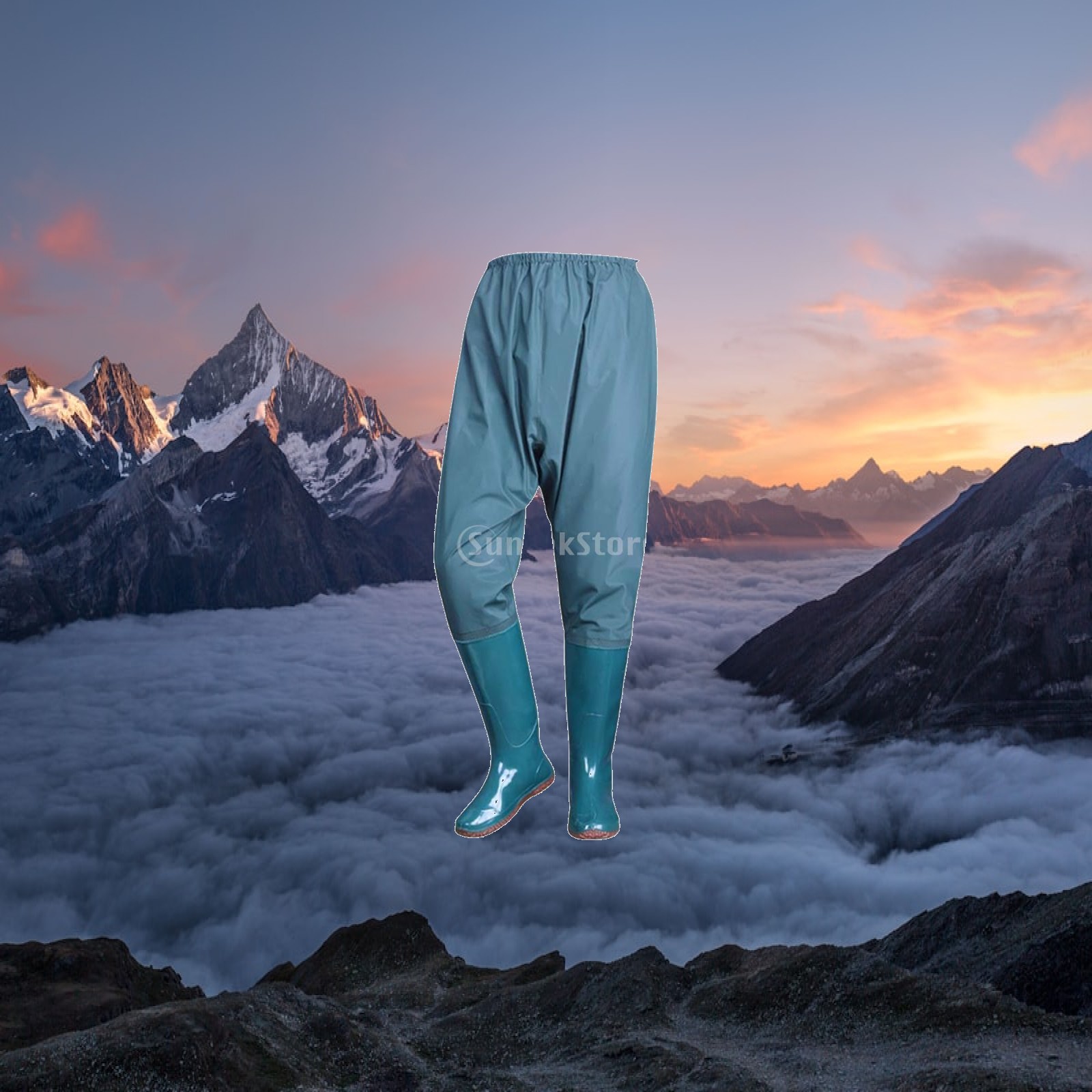 Fishing Pants Waterproof - Pantalones de Pesca Impermeables y Ligeros,