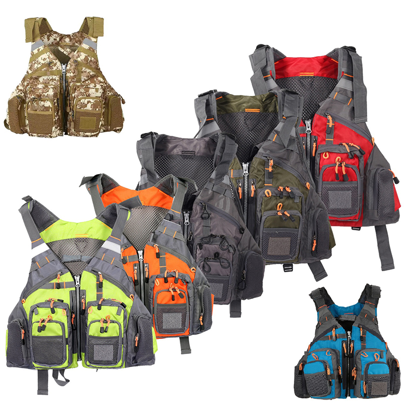 Fishing Vest - Chaleco de Pesca Multifuncional con Múltiples