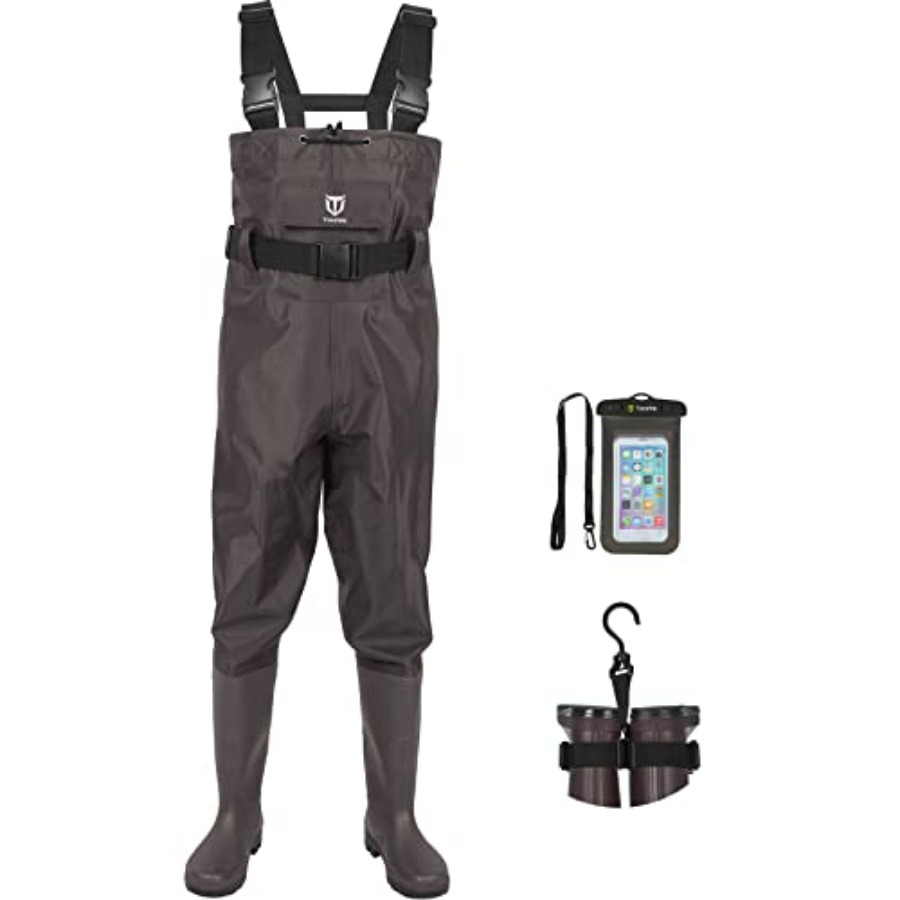 Vadeadores de pecho con botas  - Fishing Waders reseña y precio