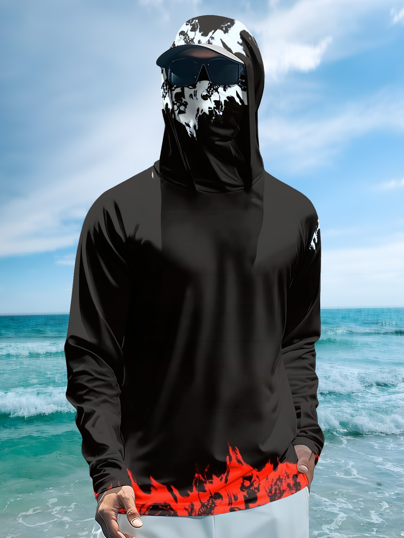 Camisa de pesca con capucha pa - Fishing Hoodie reseña y precio