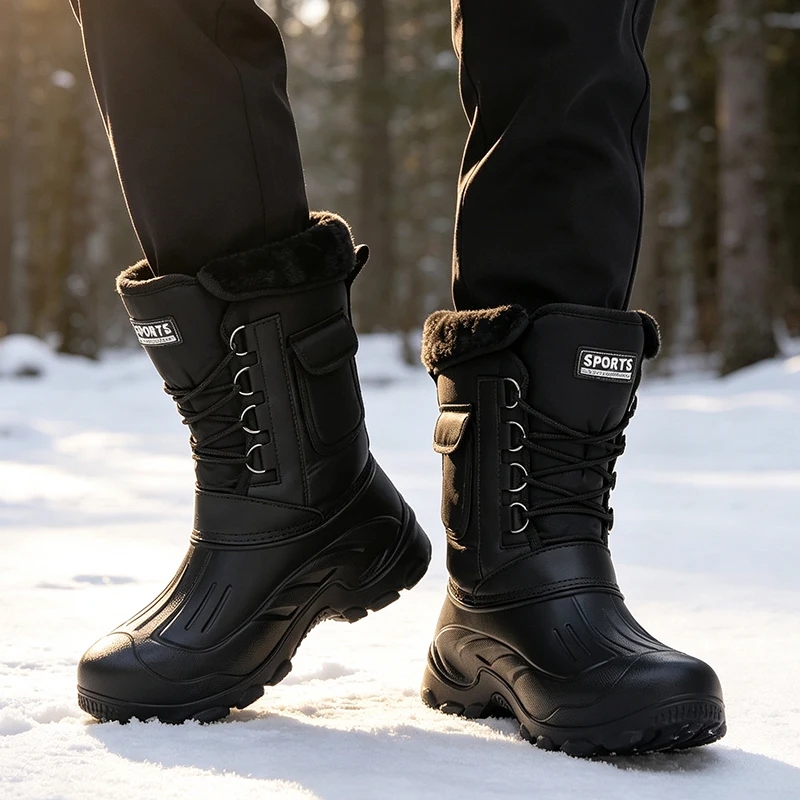 Botas de nieve de invierno par - Fishing Boots reseña y precio