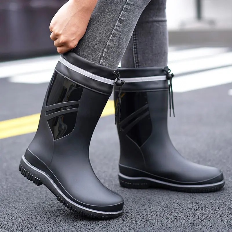 Botas de Lluvia de Tubo Medio  - Fishing Boots reseña y precio