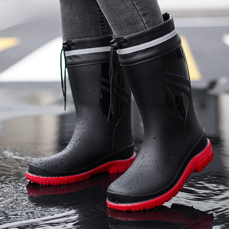 Botas de Lluvia de Tubo Medio  - Fishing Boots reseña y precio